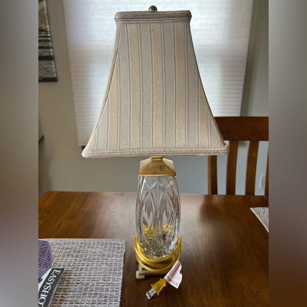 Waterford crystal lamp